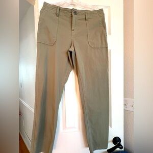 Prana pants - olive color